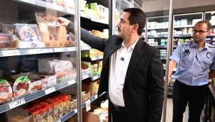 Başkan Taşkın marketleri temize çekti