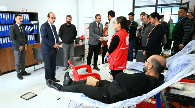Yeşilyurt Belediyesi ve Kızılay'dan Kan Bağışı Kampanyası