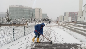 Yeşilyurt Belediyesi karla mücadele seferberliği başlattı