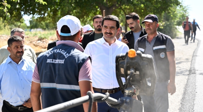 Battalgazi Belediyesi Fen İşleri Müdürlüğü çalışmalarına hız verdi