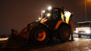 Battalgazi'de Kar Nöbeti başladı