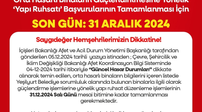 Son Gün 31 Aralık 2024"