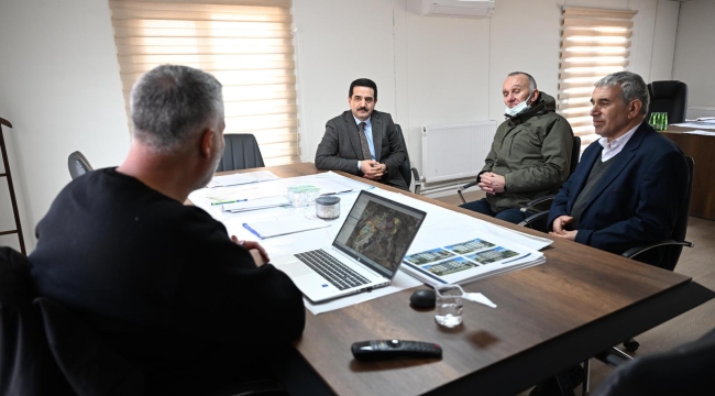 Battalgazi Belediye Başkanı Bayram Taşkın, Orduzu Bahçebaşı 5. Etap Konutlarında İncelemelerde Bulundu