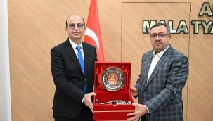 Başkan  Gecit'ten İl Başkanı Ali Bakan'a Hayırlı Olsun Ziyareti