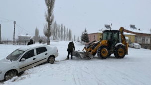 Doğanşehir Belediyesi'nin Karla Mücadele Çalışmaları Aralıksız Devam Ediyor