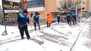  Karla Mücadelede 24 Saat Boyunca Kesintisiz Çalışıyor