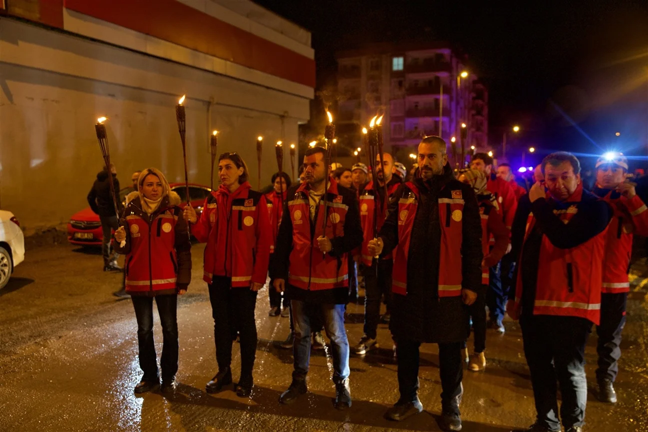 Malatya'da 6 Şubat Depreminin Yıldönümünde Anma Töreni Düzenlendi