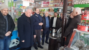 MESOB Başkanı Şevket Keskin, Akçadağ Esnafını Ziyaret Etti