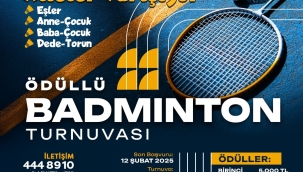 Yeşilyurt Belediyesi, Aileler Yılı'na Özel Badminton Turnuvası Düzenliyor