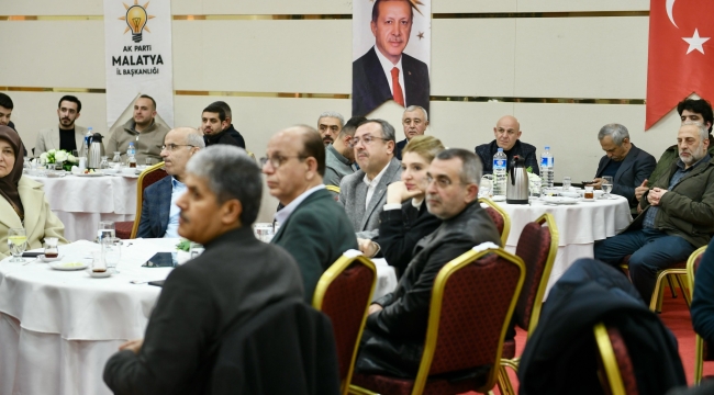 AK Parti Malatya İl Başkanlığı'ndan Birlik ve Beraberlik Dolu Sahur Programı