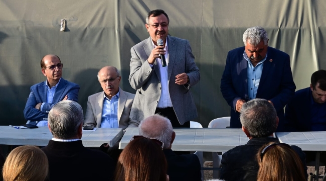 Başkan İlhan Geçit ve İl Başkanı Ali Bakan, İkizce Mahallesi'nde Vatandaşlarla Buluştu