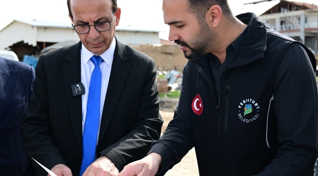 Başkan İlhan Geçit, Yeni İmar Yolu Çalışmalarını İnceledi