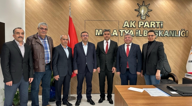 Büro Memur-Sen'den AK Parti Malatya İl Başkanlığına Ziyaret