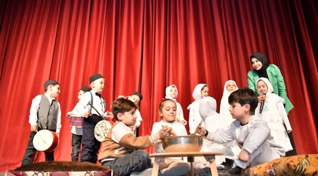 Yeşilyurt Belediyesi'nden 'Ramazan Coşkusu' Etkinliği: Miniklerden Renkli Gösteriler