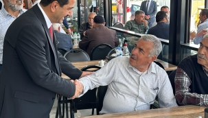  Başkan Taşkın esnaf ve mahalle ziyareti