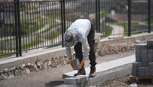Battalgazi Belediyesi çalışıyor mahallelerin çehresi değişiyor