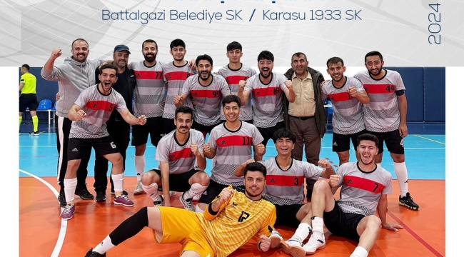 battalgazi belediyespor futsal takımı avrupa yolunda