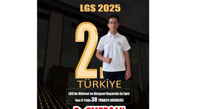  Mercan koleji LGS'de zirveyi gelenek haline getirdi