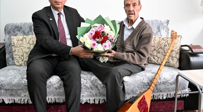 Başkan Geçit'ten Halk Ozanı Abuzer Aşkınses'e Vefa Ziyareti!