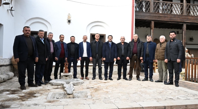 BAŞKAN TAŞKIN, ESKİ MALATYA MUHTARLARIYLA BULUŞTU