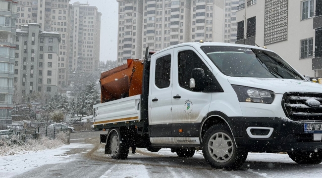 Yeşilyurt Belediyesi Karla Mücadelede Teyakkuzda!