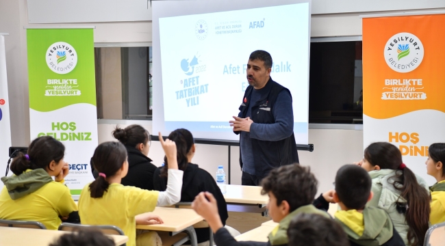 Yeşilyurt'ta Öğrencilere Depreme Karşı Hayat Kurtaran Eğitim!