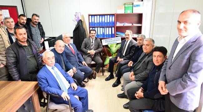 Başkan Taşkın oda başkanlaıyla bir araya geldi
