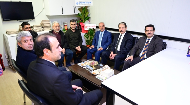 Başkan Taşkın oda başkanlaıyla bir araya geldi