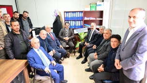 Başkan Taşkın oda başkanlaıyla bir araya geldi