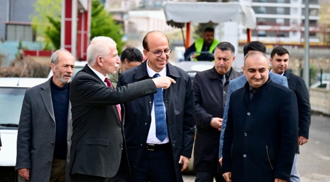 Başkan Geçit, Tecde Mahallesindeki Yol Yenileme Çalışmalarını İnceledi