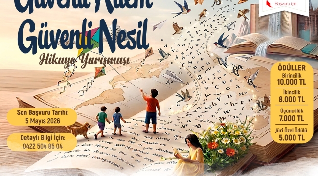 Yeşilyurt Belediyesi, "Güvenli Ailem, Güvenli Nesil" Hikâye Yarışması Düzenliyor