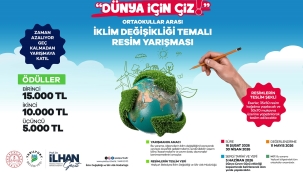 Yeşilyurt Belediyesi İklim Değişikliği Temalı Okullar Arası Resim Yarışması Düzenliyor