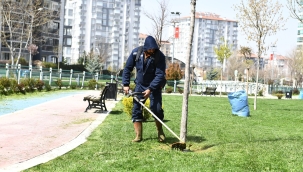 Yeşilyurtta park ve yeşil alanlar yaz sezonuna hazırlanıyo