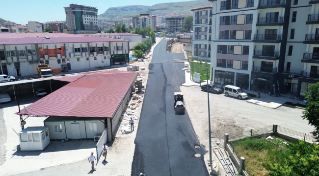 asfalt serimi gerçekleştirildi