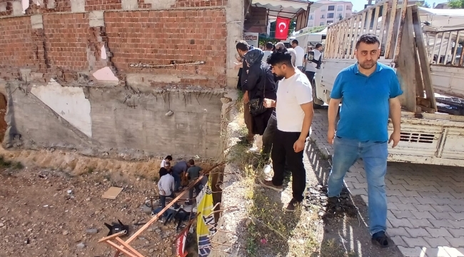 battalgazi zabıtasından inşaat firmasına cezai işlem
