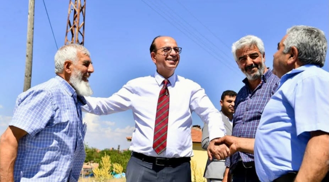 Yeşilyut'ta kırsal bölgelere yol çalıması başladı